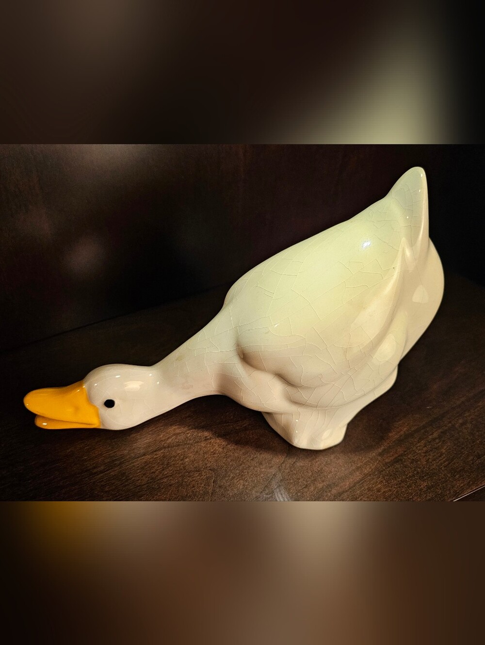 🪿[Dipping Porcelain Goose Figurine] 🪿Vintage 80's Collectible